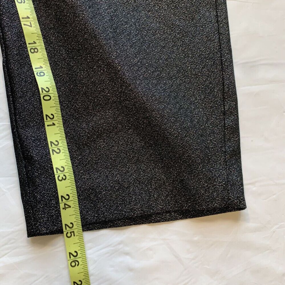Lane Bryant Venezia The Allie Skinny Crop Jeans Stretch Sparkle Plus Size 24P - Picture 11 of 12